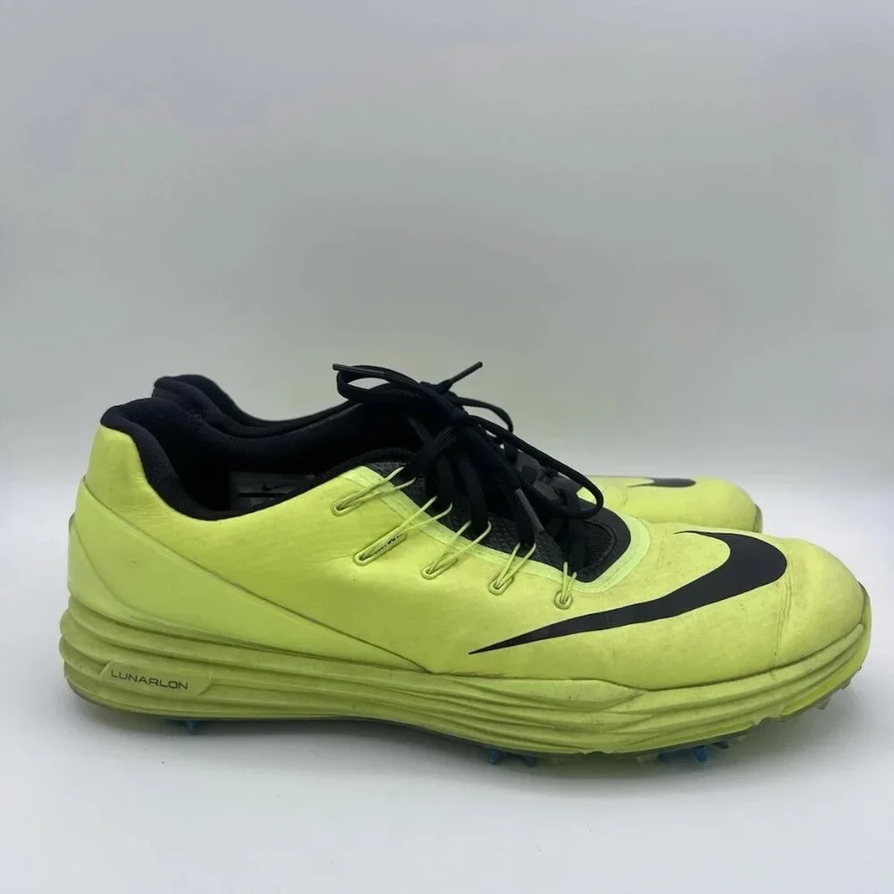 Nike Golf Shoes‎ Mens 11 Lunar Control 4 Volt Vapor Spikes Athletic 818037-700